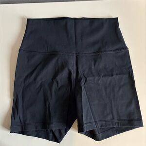 Amazon Navy High-Waist Bike Shorts